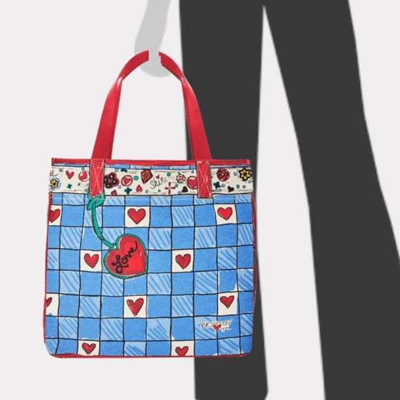 BRIGHTON Love Sparkle Bow Tote NWT - Picture 2 of 10